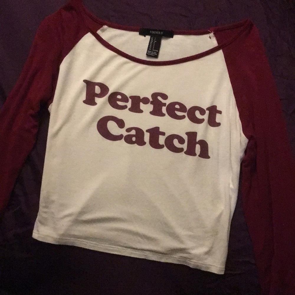 Forever 21 “perfect catch” crop top